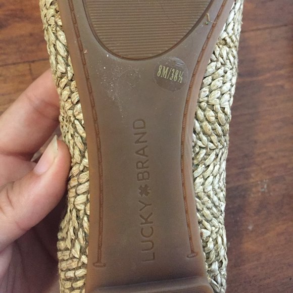NWOT Lucky Brand Emmy Flats Size 8 NEW! - Picture 5 of 5